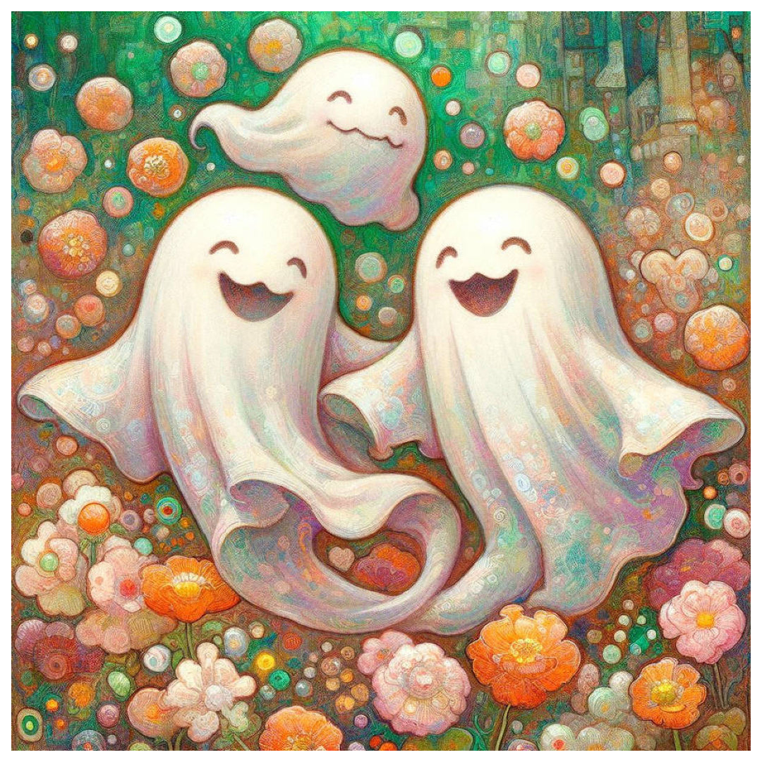 giggling-ghosts-paint-by-number-kit