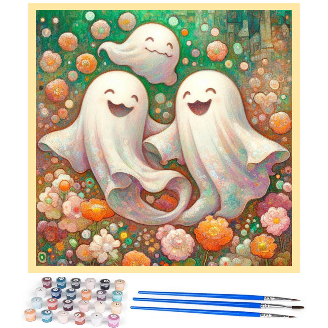 giggling-ghosts-paint-by-number-kit