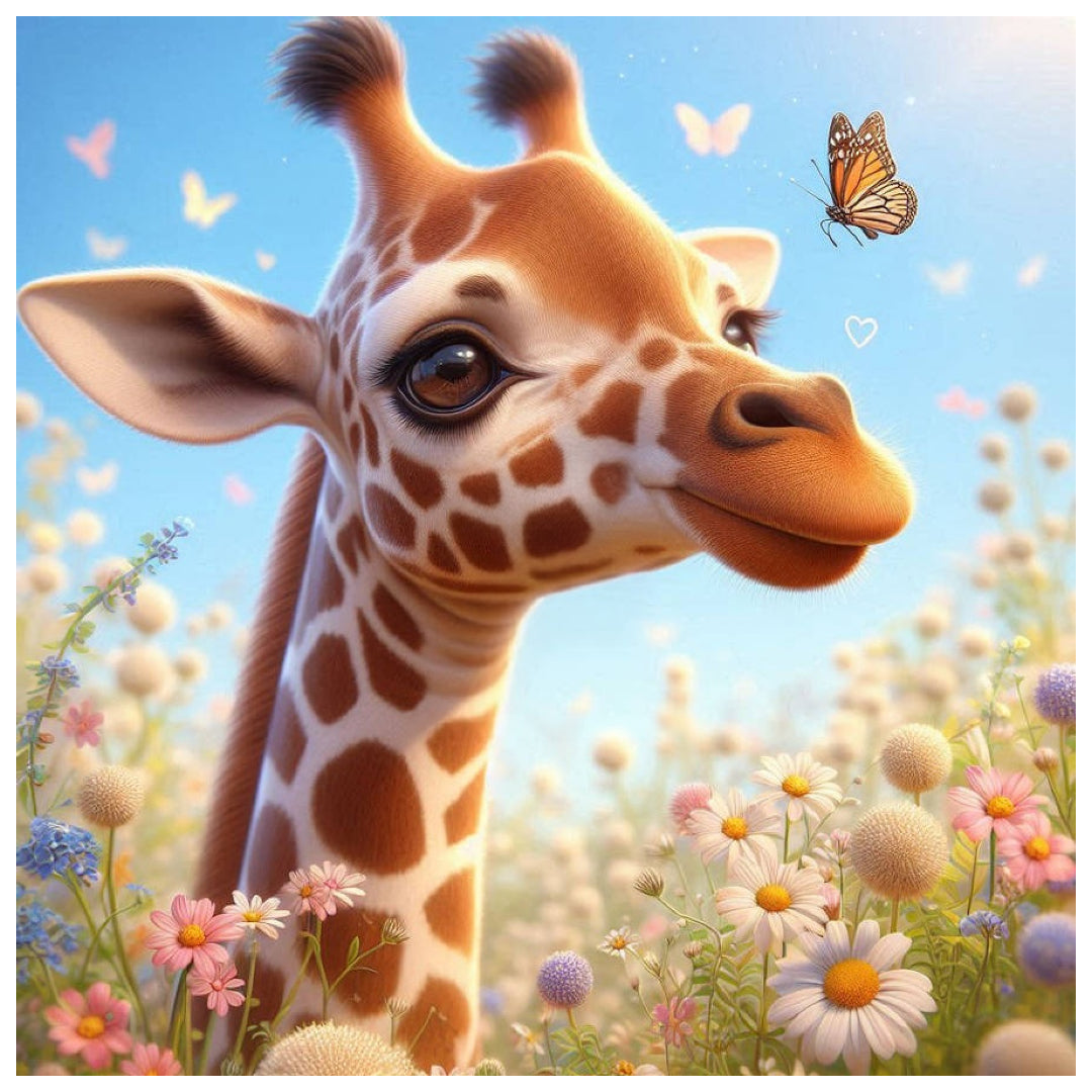 giraffe-in-flowers-paint-by-number-kit