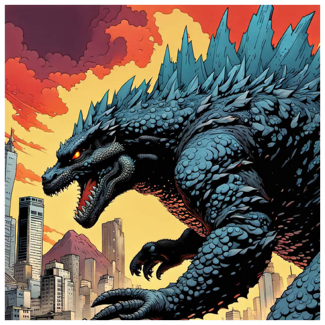 godzilla-paint-by-number-kit