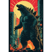 godzilla-roar-paint-by-number-kit