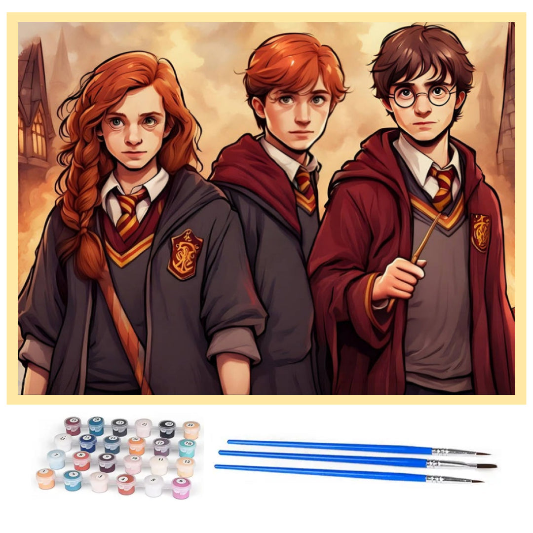 good-partners-harry-potter-paint-by-number-kit