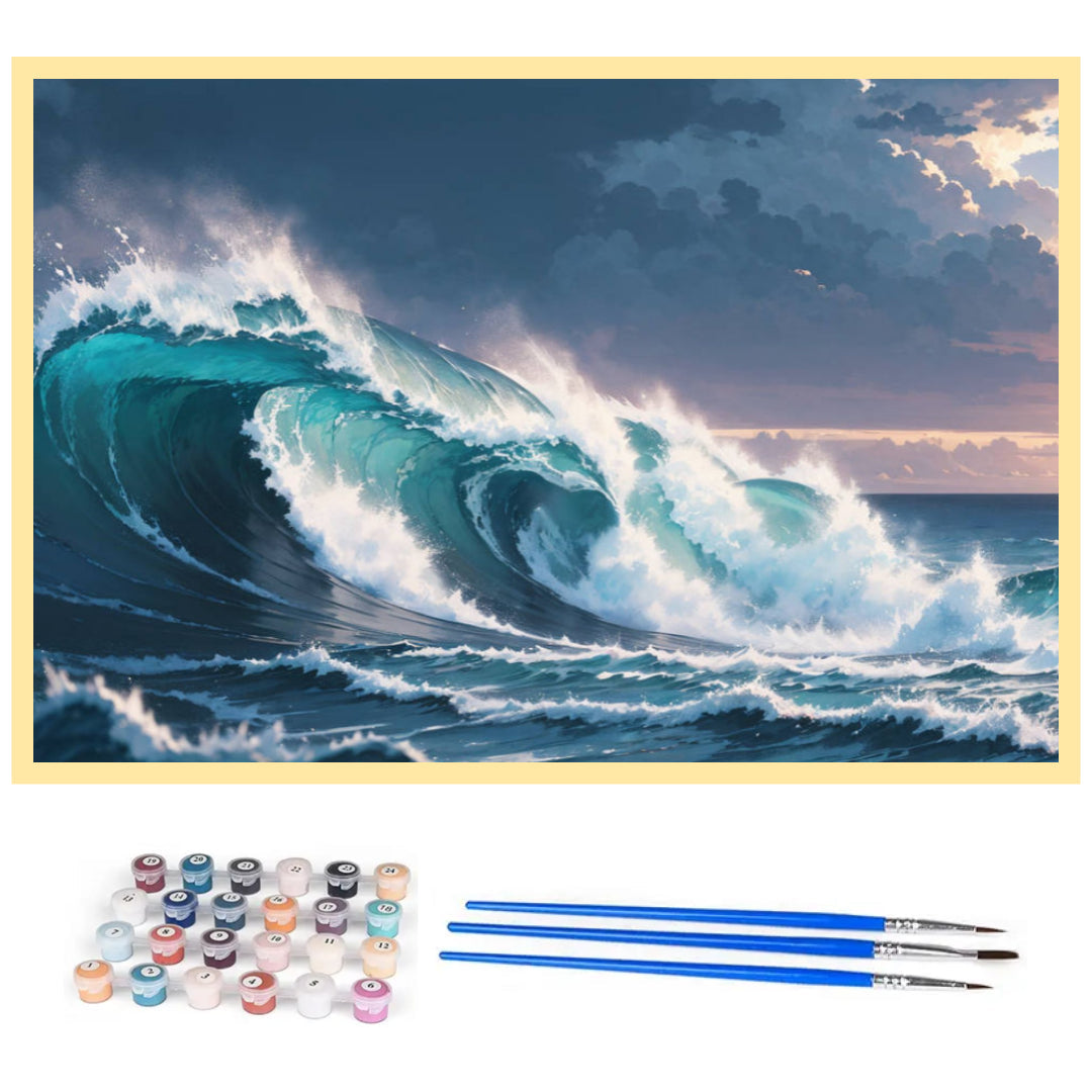 great-waves-paint-by-number-kit