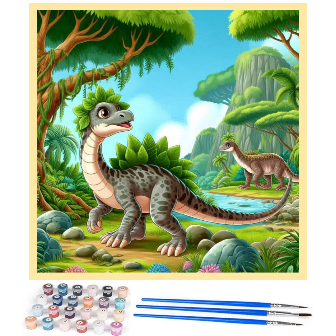 green-spotted-dinosaur-paint-by-number-kit