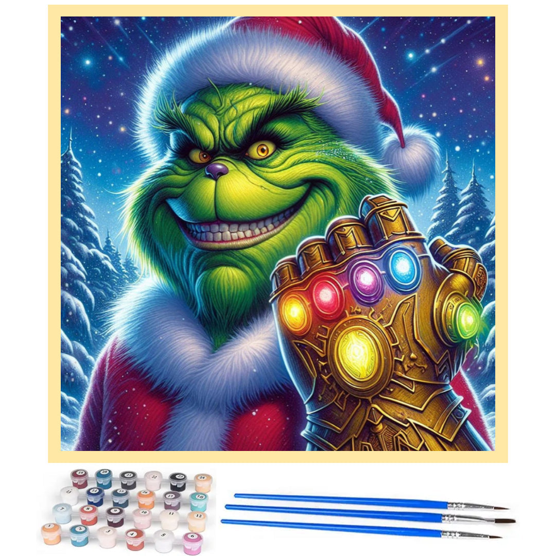 grinch-with-the-infinity-gauntlet-paint-by-number-kit