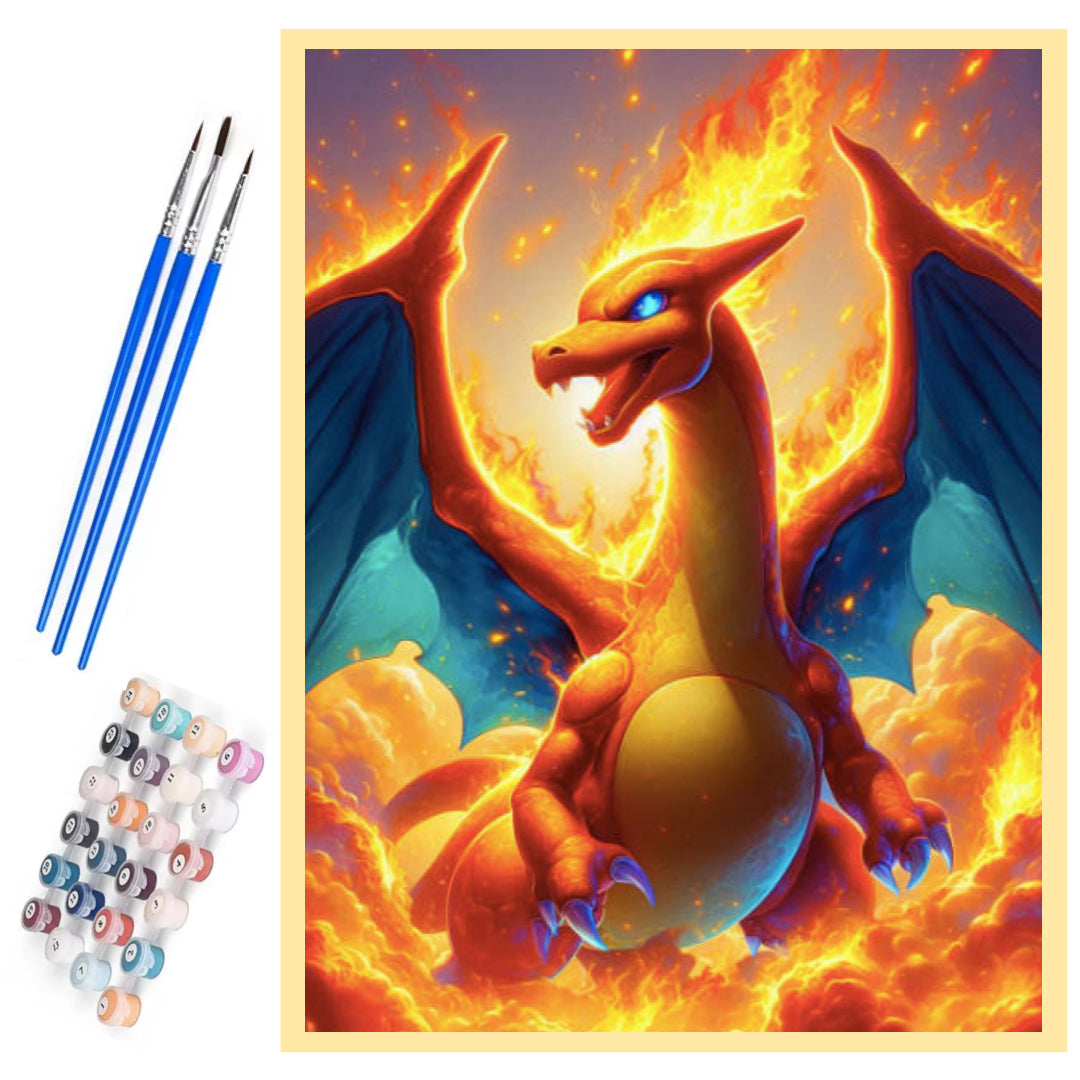 grow-stronger-charizard-paint-by-number-kit