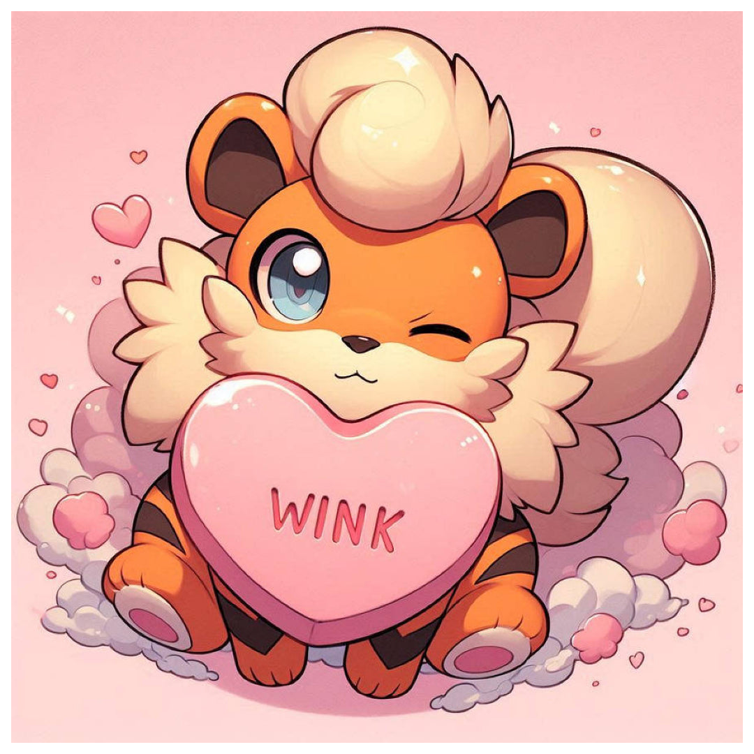 growlithe-wink-pokemon-paint-by-number-kit
