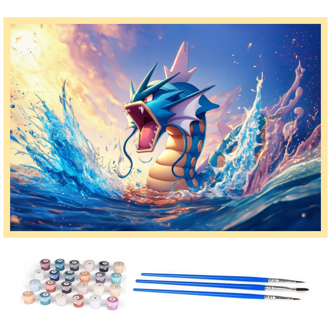 gyarados-pokemon-paint-by-number-kit