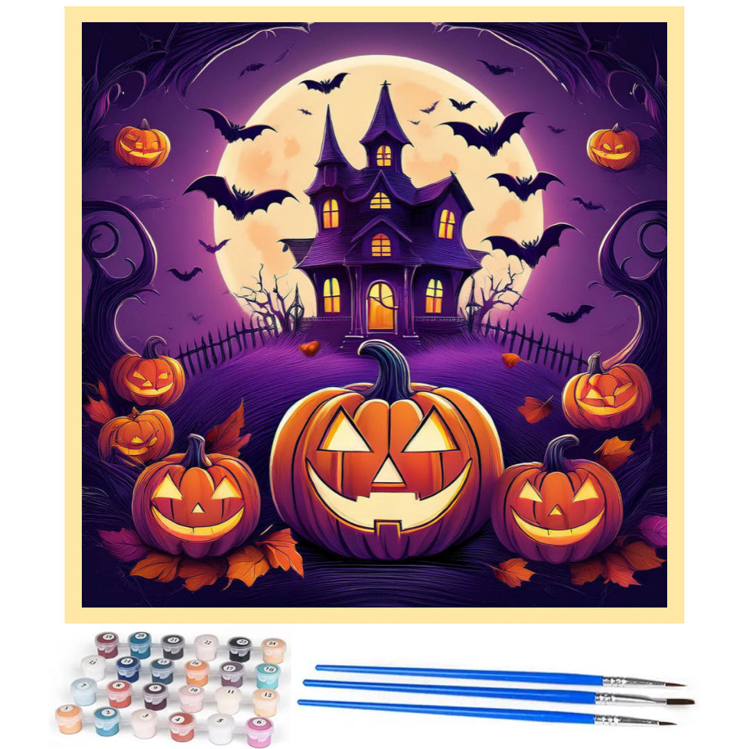 halloween-bats-pumpkins-paint-by-number-kit