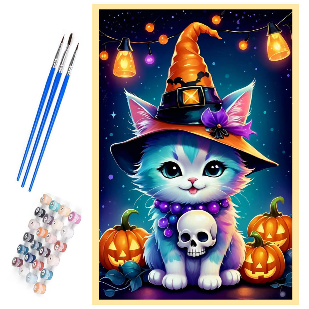 halloween-cat-paint-by-number-kit