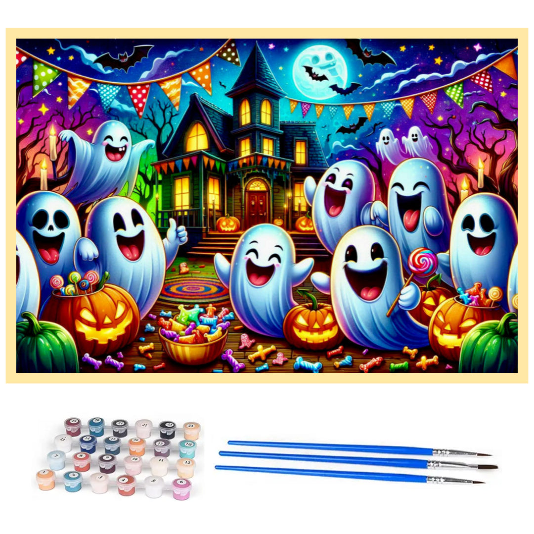 halloween-ghosts-paint-by-number-kit