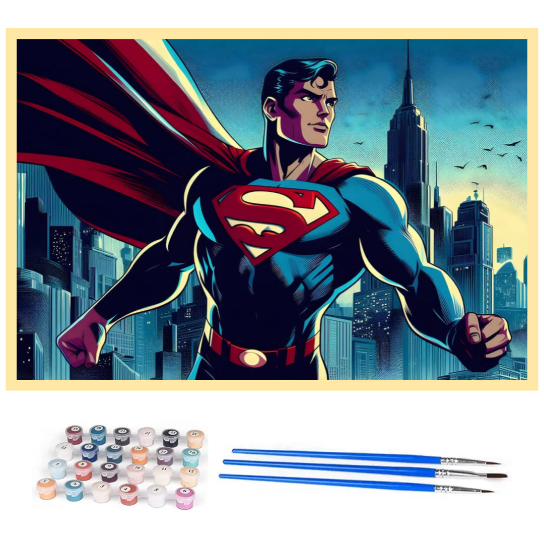 handsome-superman-paint-by-number-kit