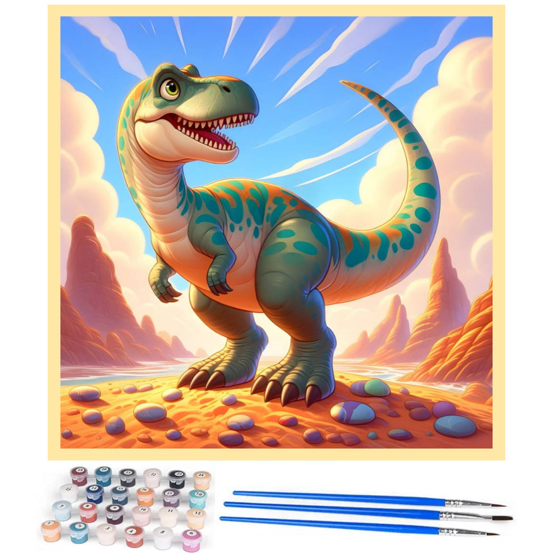 happy-dinosaur-paint-by-number-kit