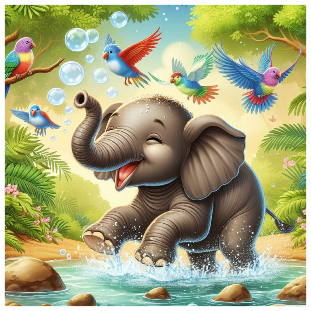 happy-elephant-with-birds-paint-by-number-kit