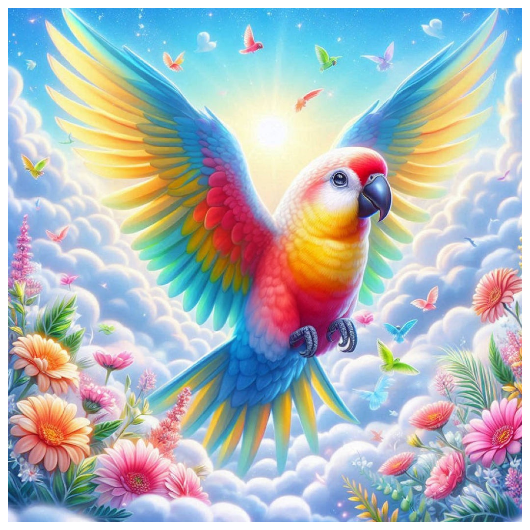 happy-parrot-in-heaven-paint-by-number-kit
