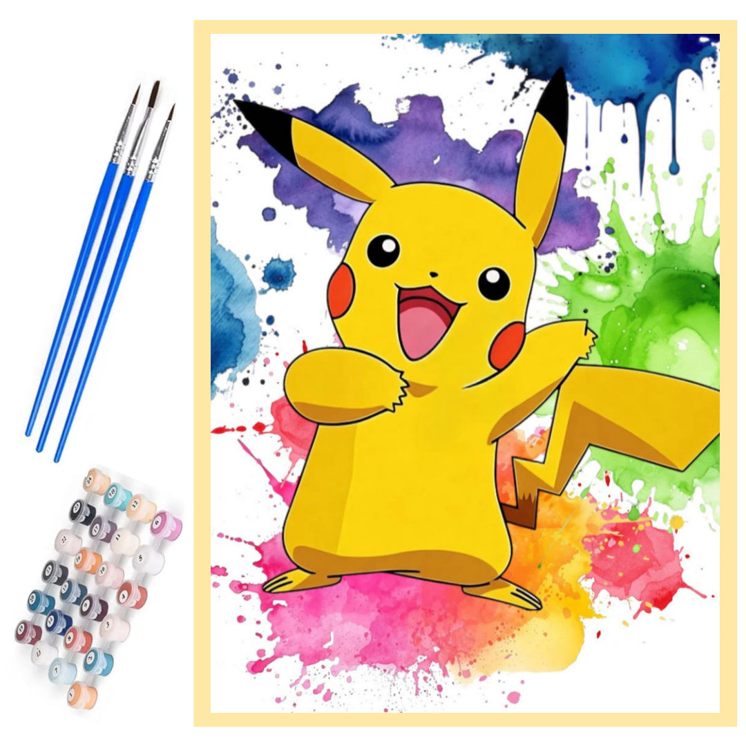 hiphop-pikachu-paint-by-number-kit