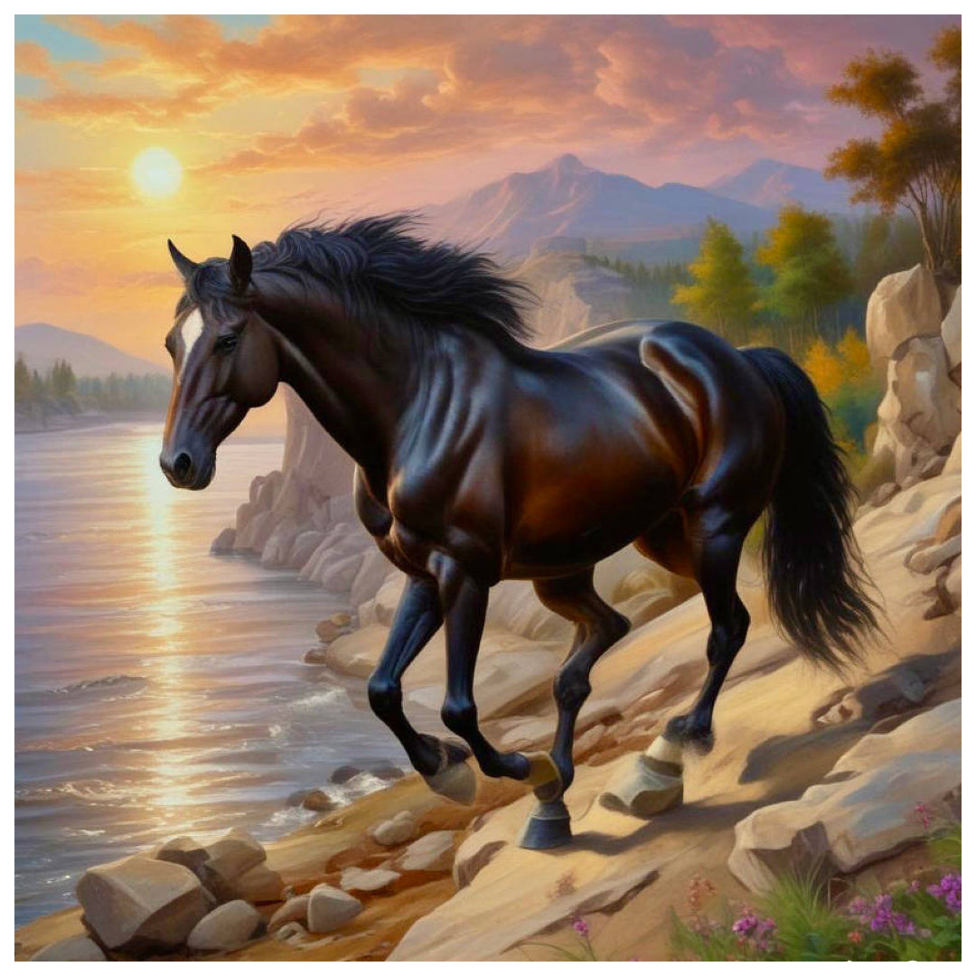 horse-black-beauty-paint-by-number-kit