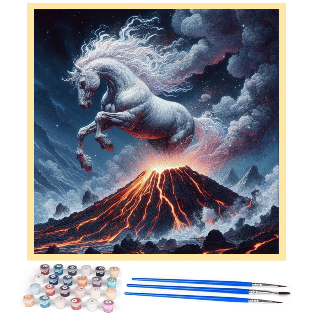 horse-escape-from-the-volcano-paint-by-number-kit
