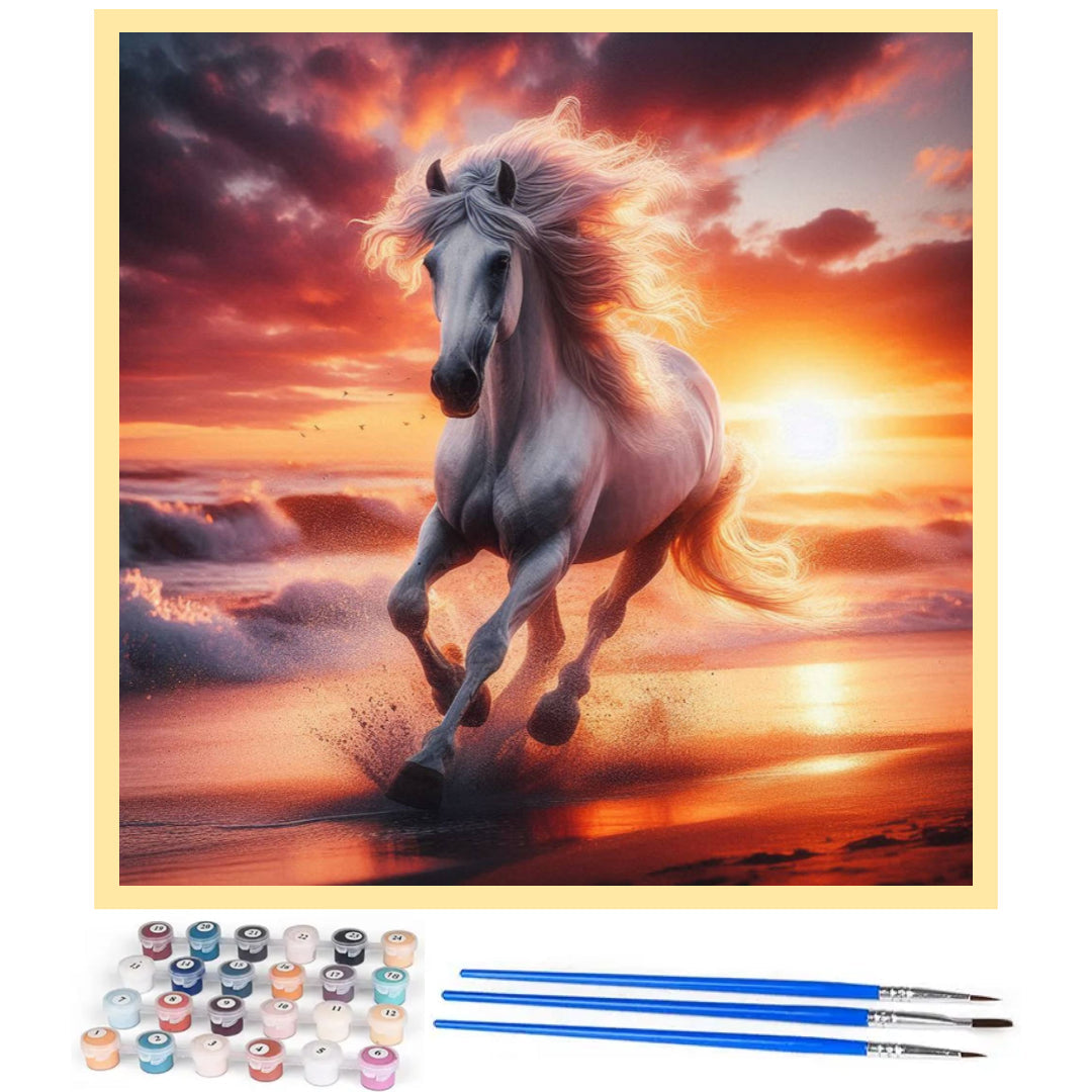 horse-racing-with-sunset-paint-by-number-kit