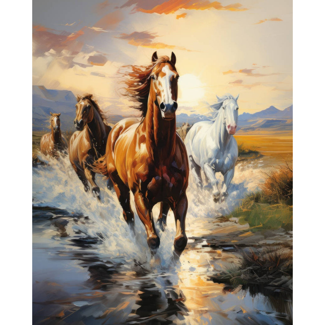 horses-at-sunset-paint-by-number-kit