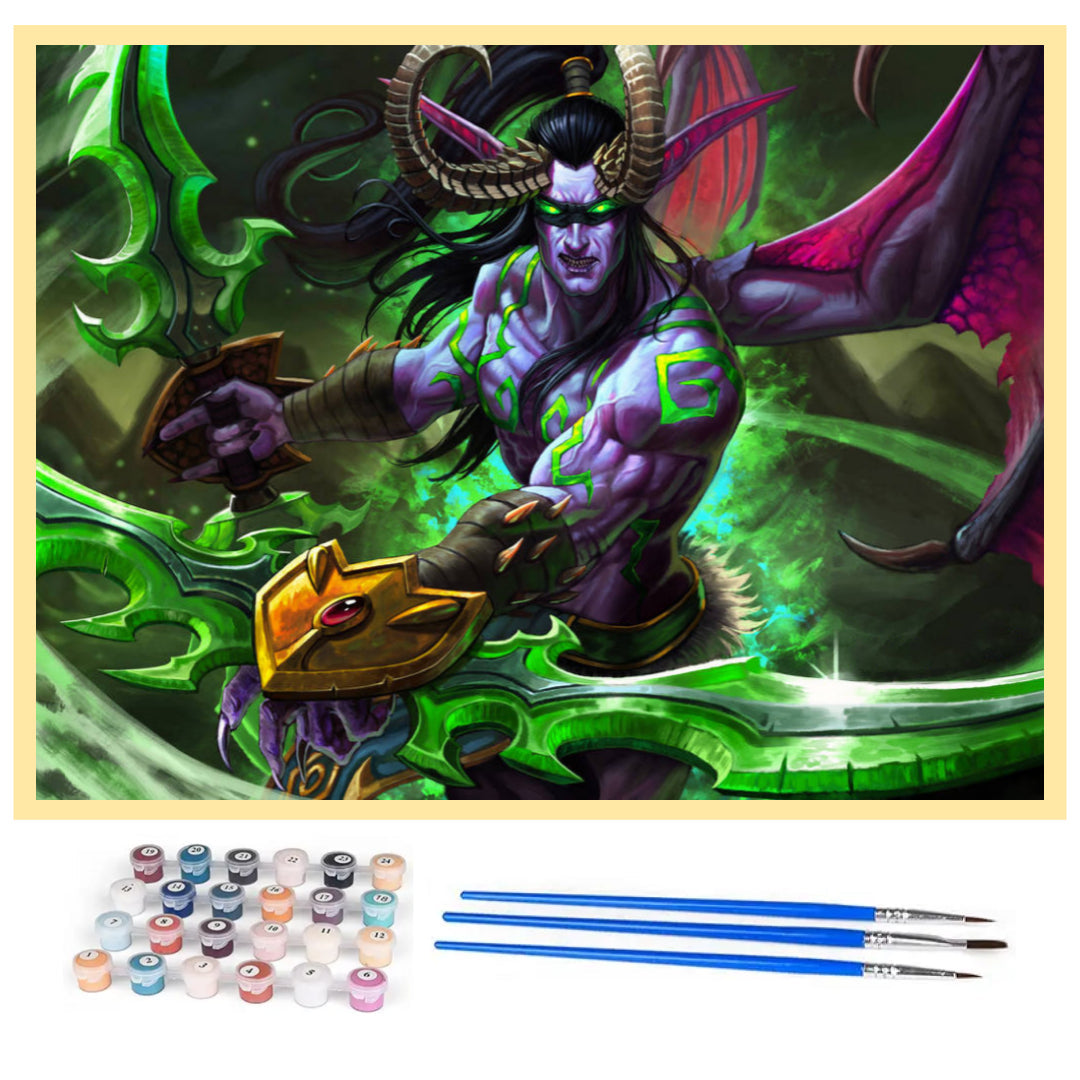 illidan-stormrage-paint-by-number-kit