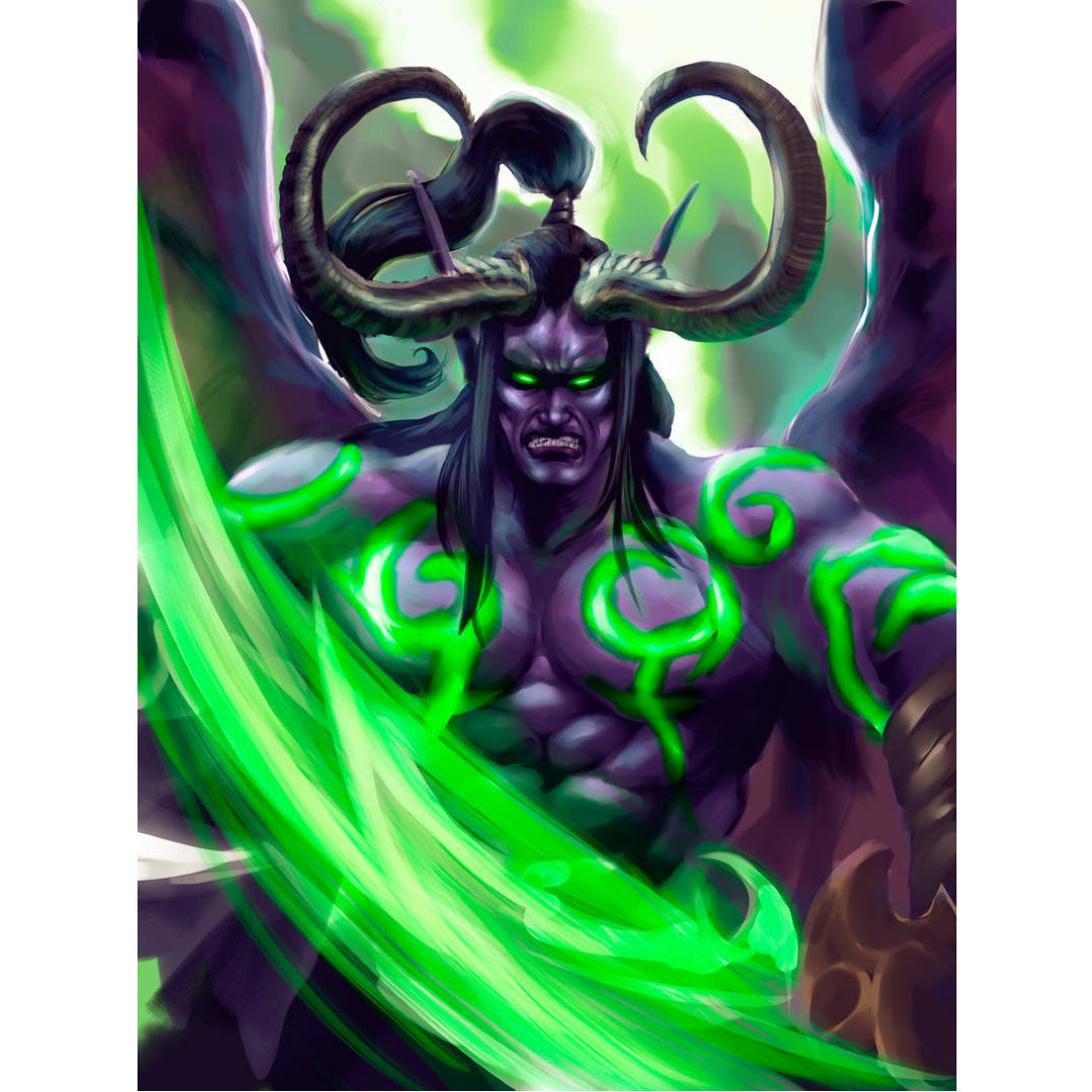 illidan-stormrage-warcraft-paint-by-number-kit
