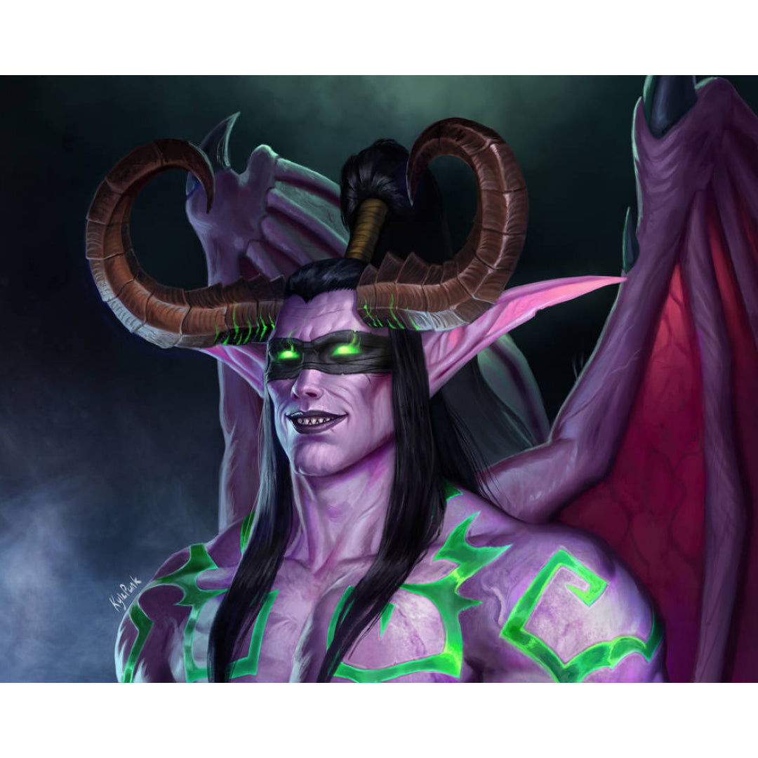 illidan-world-of-warcraft-paint-by-number-kit