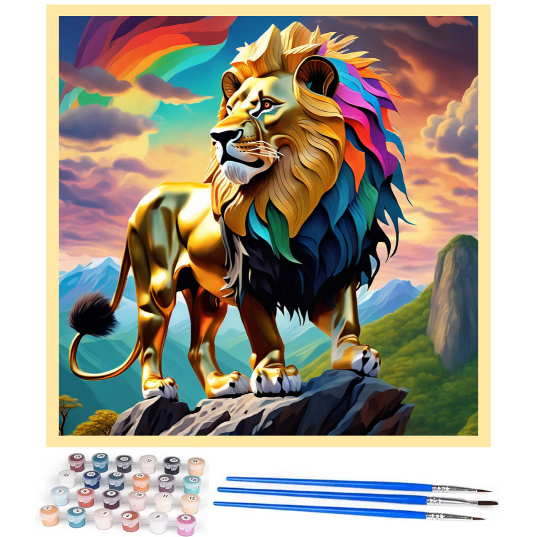 iron-lion-paint-by-number-kit