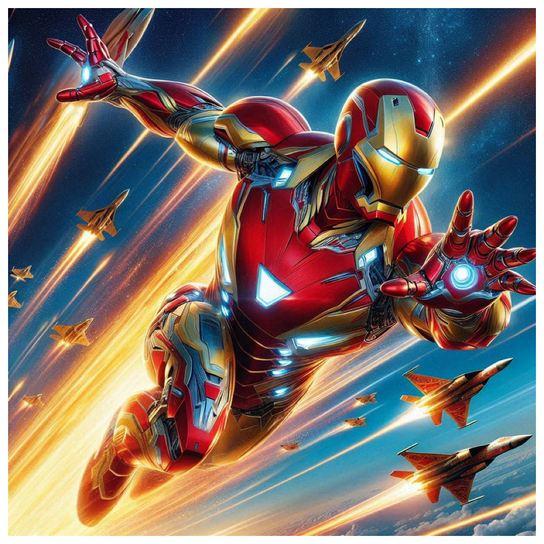 iron man speed-paint-by-number-kit
