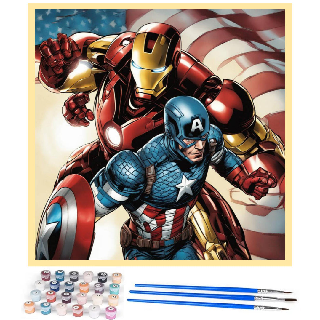 iron-man-vs-captain-america-paint-by-number-kit