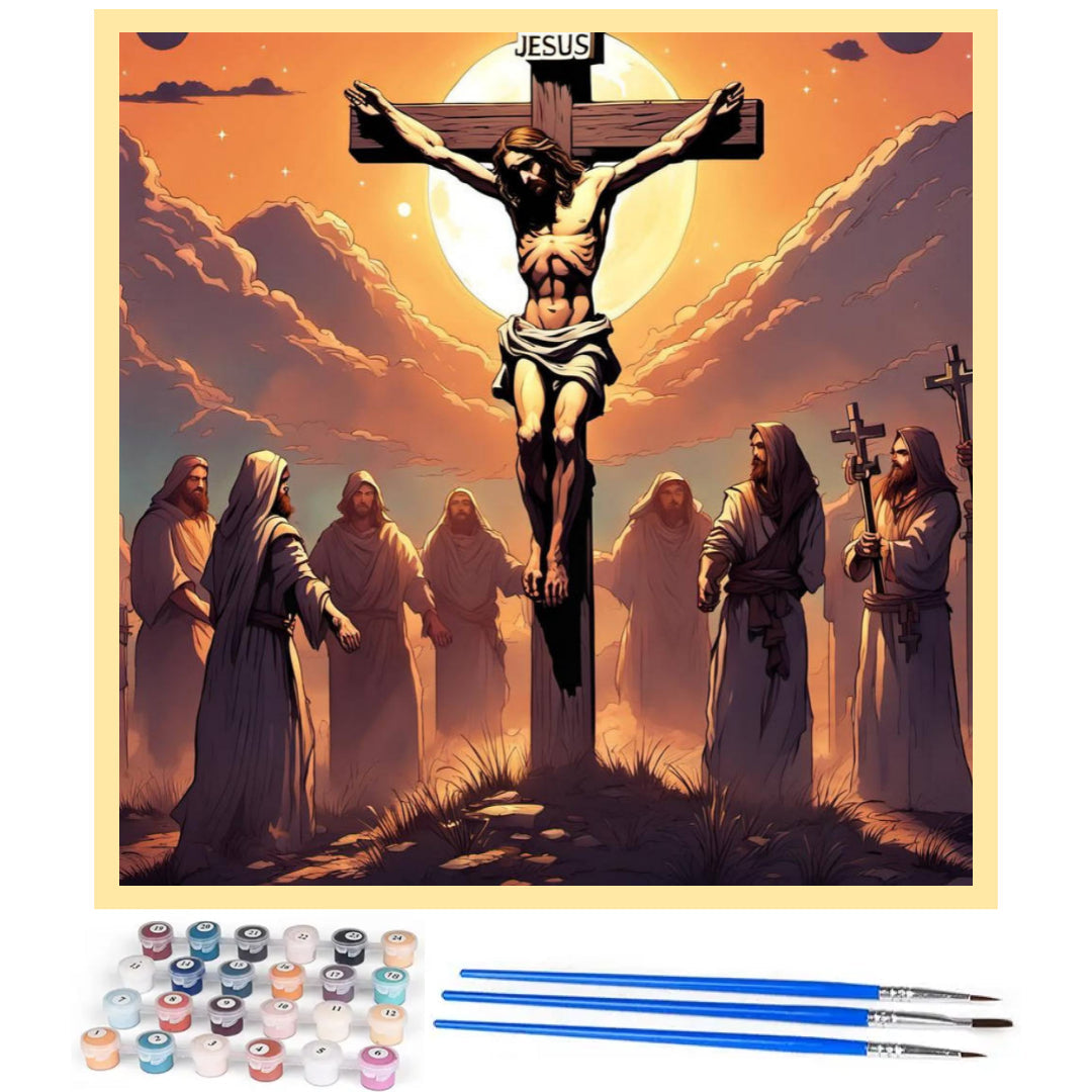 jesus-on-cross-paint-by-number-kit