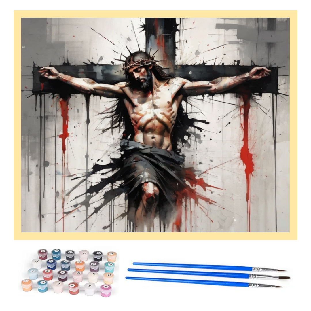jesus-on-the-cross-paint-by-number-kit