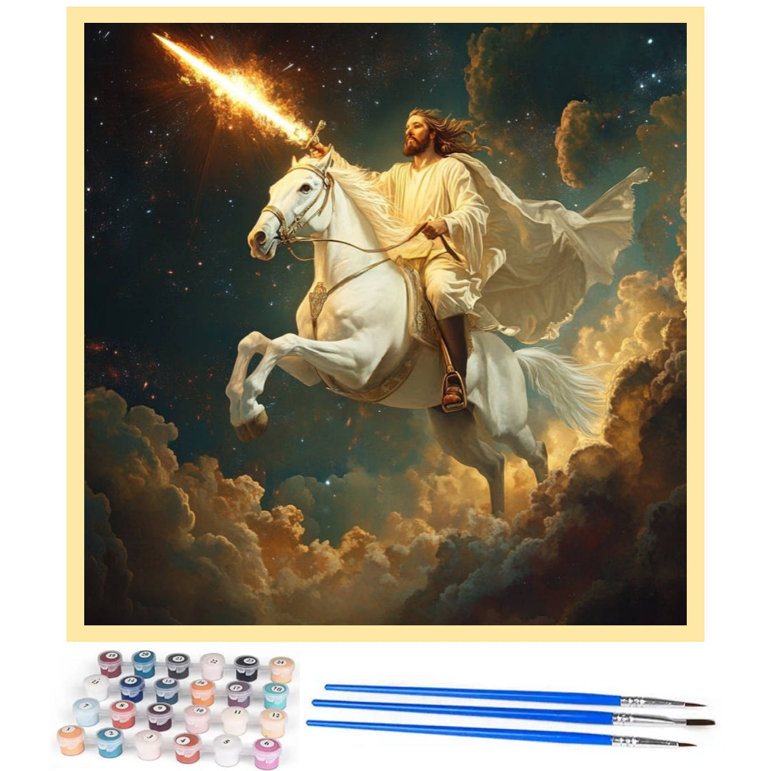 jesus-riding-white-horse-paint-by-number-kit