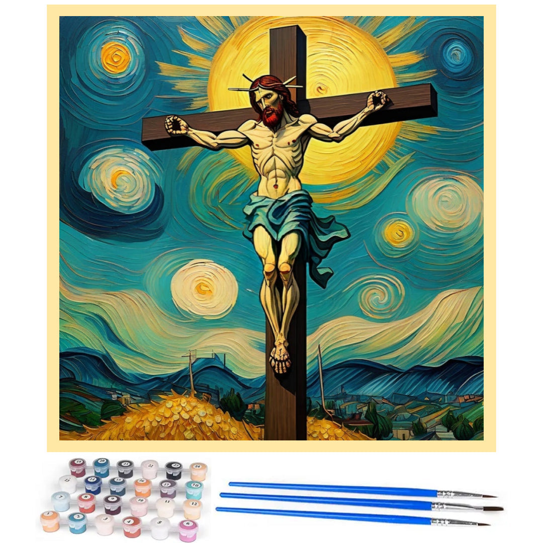 jesus-starry-night-paint-by-number-kit