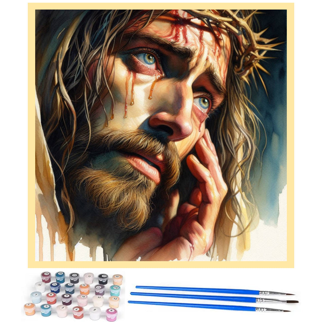 jesus-tear-paint-by-number-kit