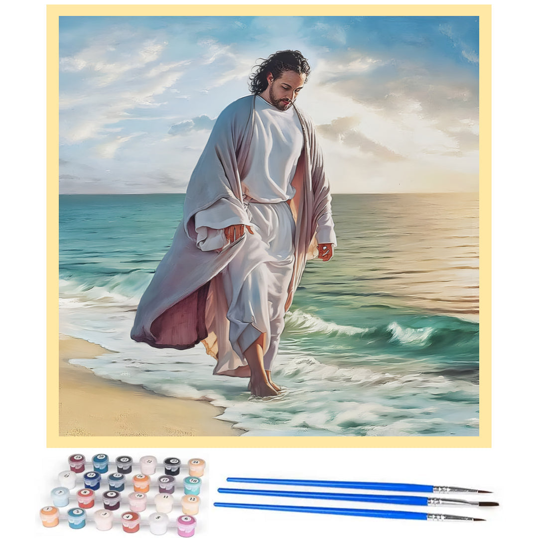 jesus-walking-by-the-sea-paint-by-number-kit