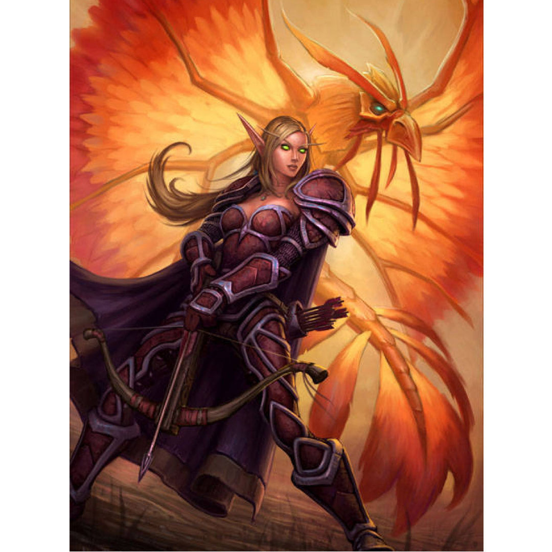 kassandra-flameheart-warcraft-paint-by-number-kit