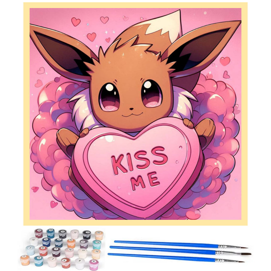 kiss-eevee-paint-by-number-kit