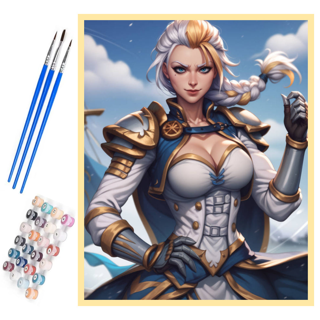 lady-jaina-proudmoore-paint-by-number-kit