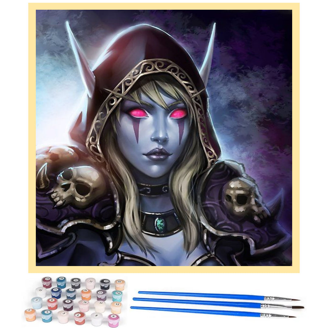lady-sylvanas-paint-by-number-kit