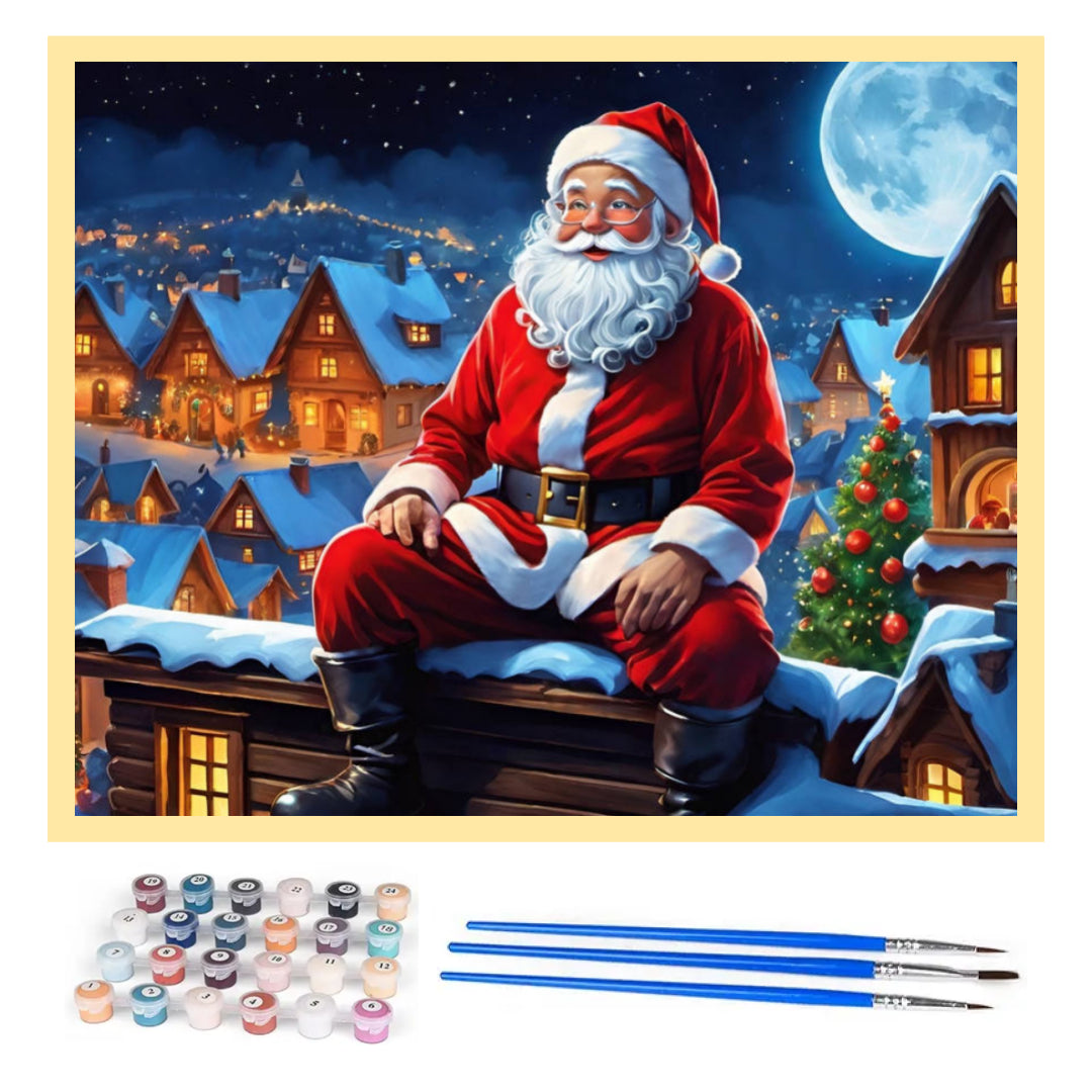 leisure-santa-claus-paint-by-number-kit