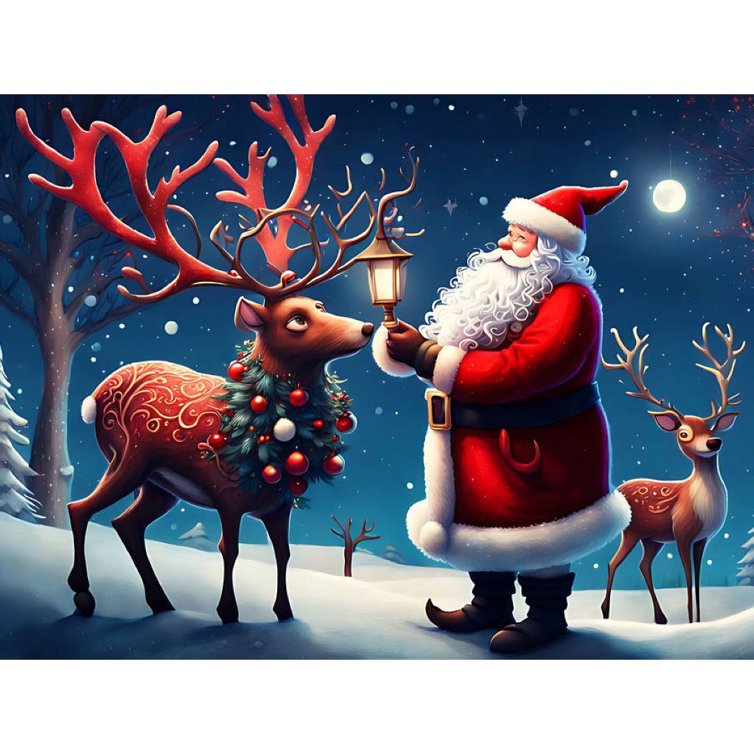 light-for-reindeer-paint-by-number-kit