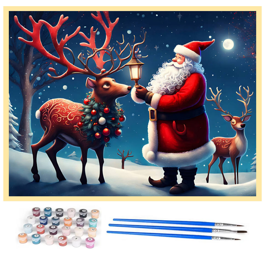 light-for-reindeer-paint-by-number-kit