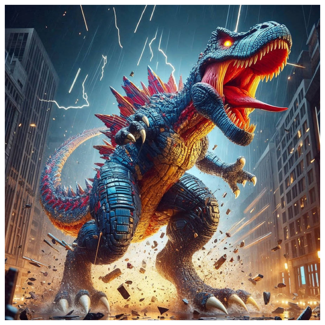 lightning-godzilla-paint-by-number-kit