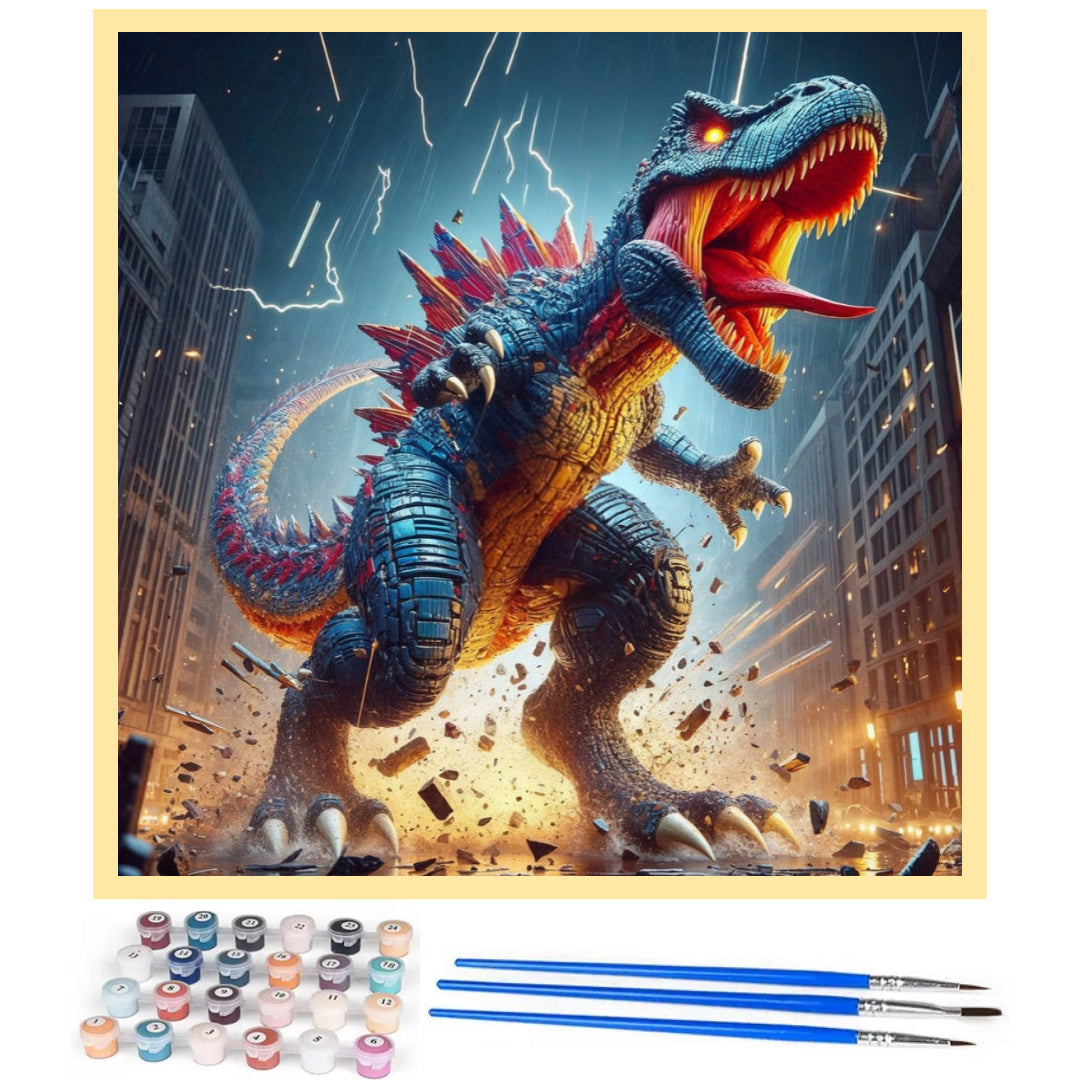 lightning-godzilla-paint-by-number-kit