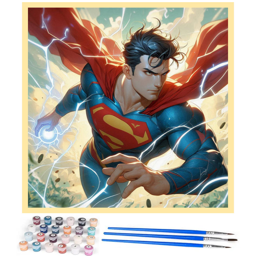 lightning-superman-paint-by-number-kit