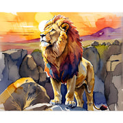 lion-in-sunset-paint-by-number-kit