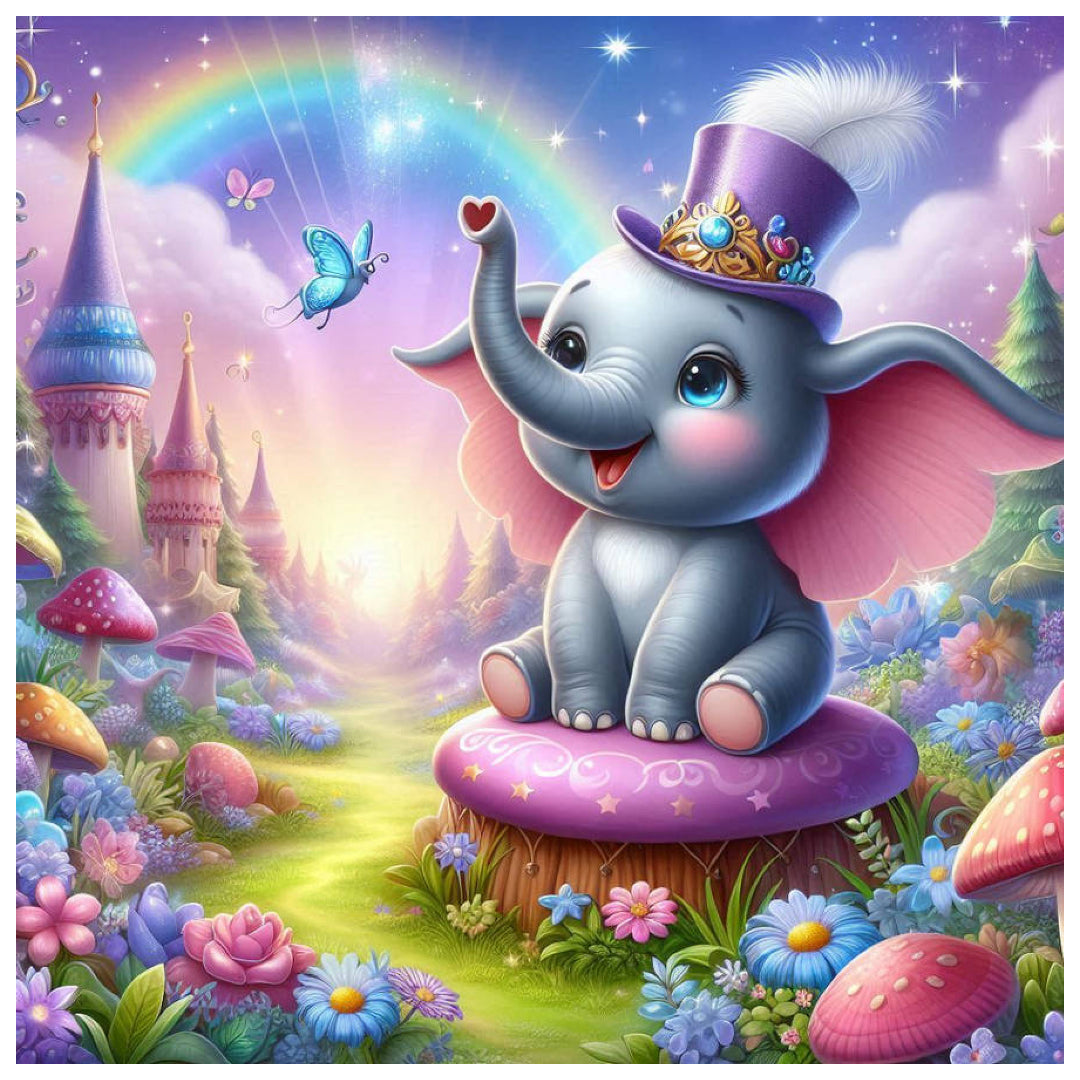 little-elephant-in-wonderland-paint-by-number-kit