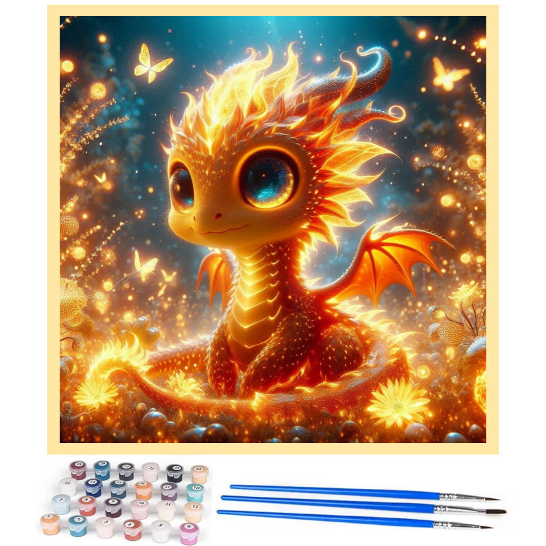 little-flame-dragon-paint-by-number-kit