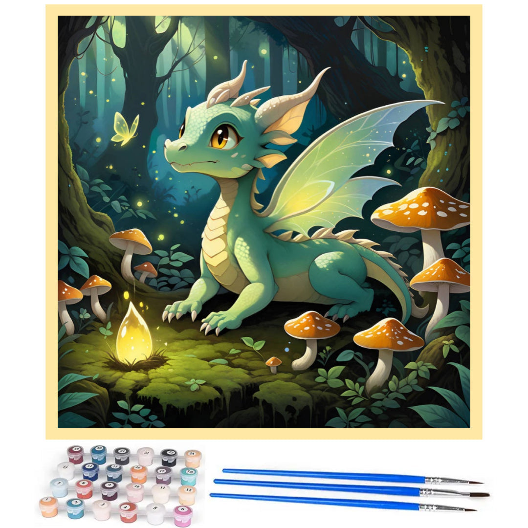 little-green-dragon-paint-by-number-kit